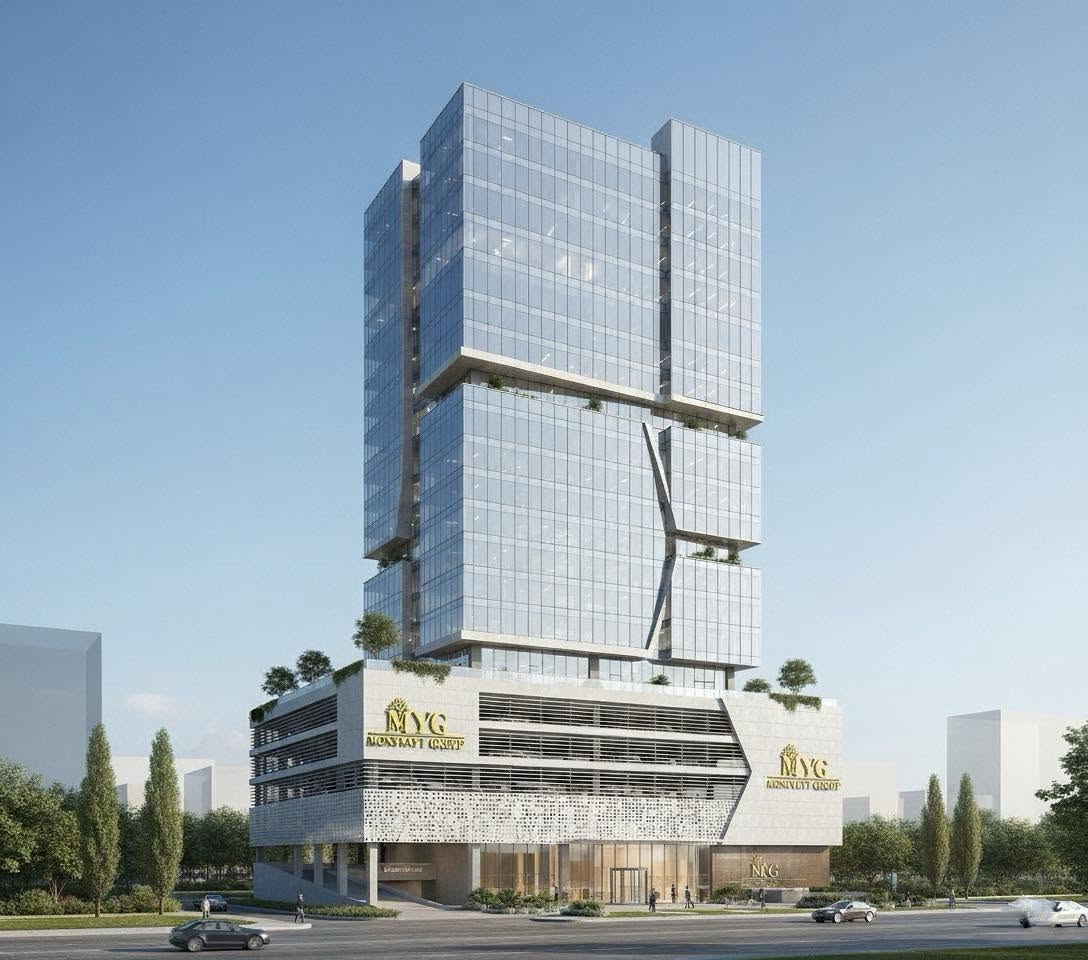 Commercial building by Monyyatt Group